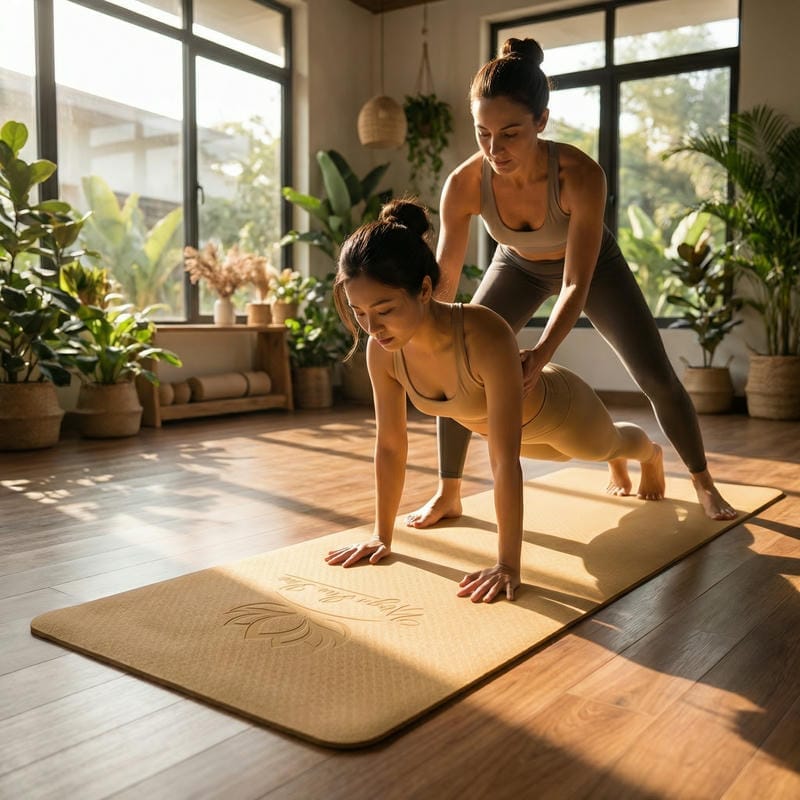 Người mới tập nên ưu tiên bề mặt chống trượt, độ đàn hồi ổn định và